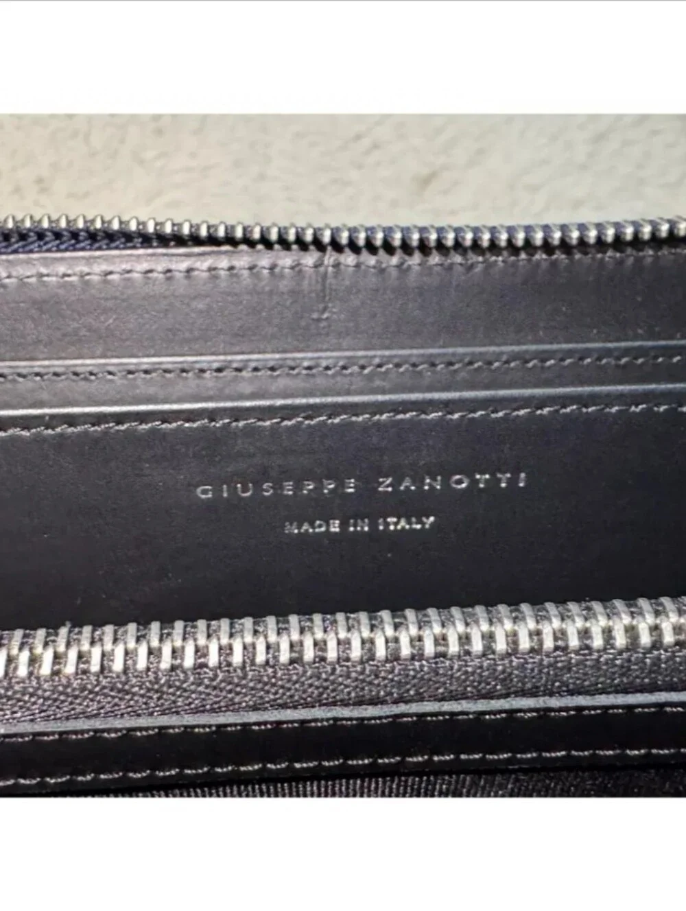 Giuseppe Zanotti Blue Velvet Wallet